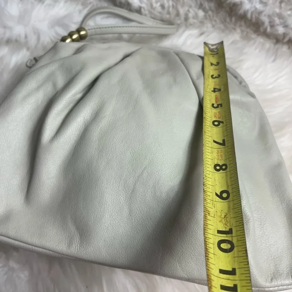 Hobo Adalyn Soft leather light gray medium Frame Shoulder Bag - Picture 10 of 15